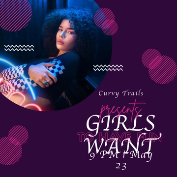 Free Girls Night Club Instagram Post Template to Edit Online