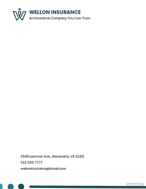 Manufacturing Company Letterhead Template