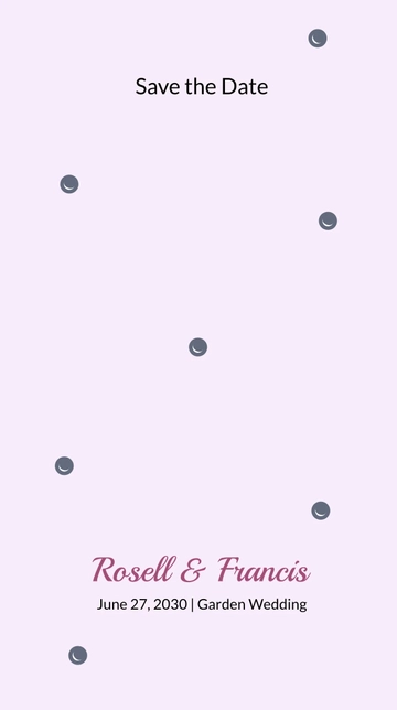 Free Floral Save The Date Snapchat Geofilter Template to Edit Online