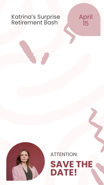 Free Save The Date Announcement Snapchat Geofilter Template to Edit Online