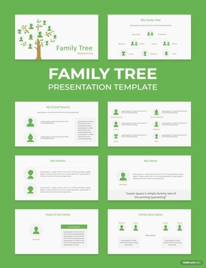 Family Tree Powerpoint Presentation Template
