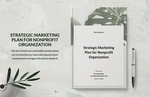 Strategic Marketing Plan Template for Nonprofit Organization