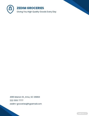 Custom Business Letterhead Template