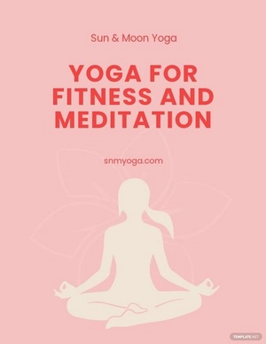 Yoga Advertisement Flyer Template