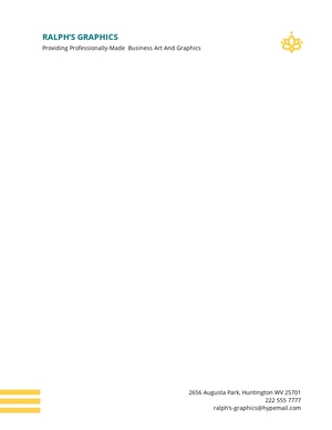 Professional Letterhead Layout Template