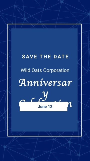 Free Business Save The Date Whatsapp Post Template to Edit Online