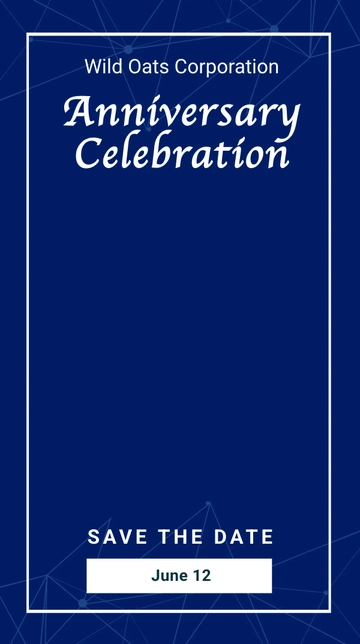 Free Business Save The Date Snapchat Geofilter Template to Edit Online