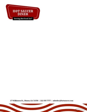 Blank Startup Letterhead Template