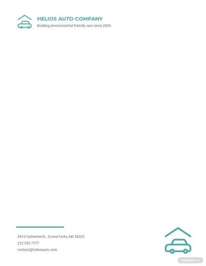 Blank Company Letterhead Template