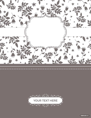 Beautiful Binder Cover Template