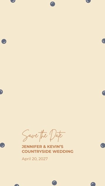 Free Rustic Save The Date Snapchat Geofilter Template to Edit Online