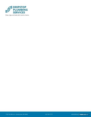 Basic Service Letterhead Template