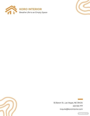Work Letterhead Template