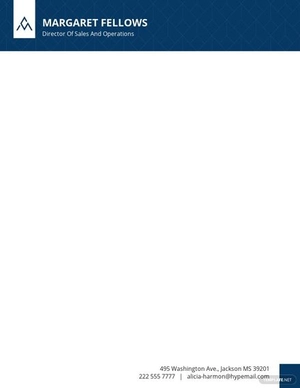 Managing Director Letterhead Template
