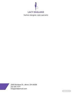 Simple Letterhead Template