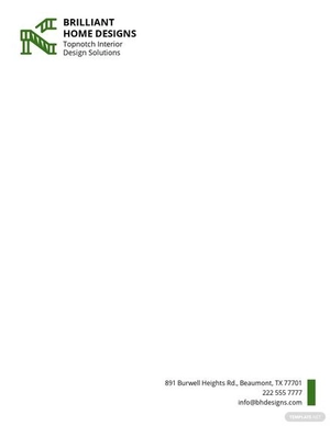 Basic Business Letterhead Template