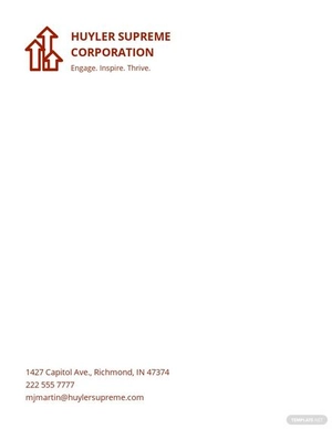 Company Letterhead Design Template