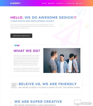 Agency HTML5/CSS3 Website Template