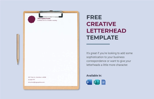 Creative Letterhead Template