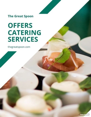 Modern Catering Flyer Template