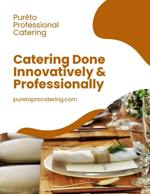 Professional Catering Services Flyer Template