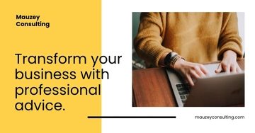 Free Consulting Services Facebook Post Template to Edit Online