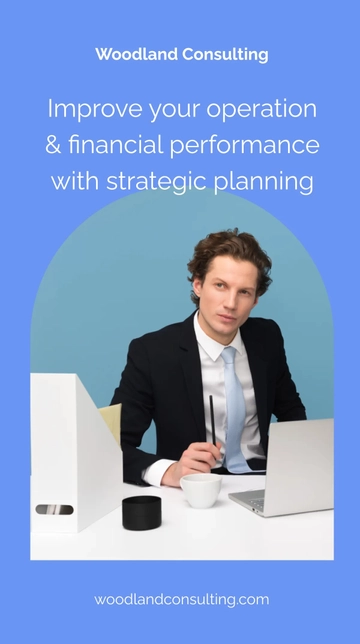 Free Management Consulting Whatsapp Post Template to Edit Online