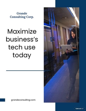 Tech Consulting Flyer Template