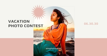 Free Photo Contest Facebook Post Template to Edit Online