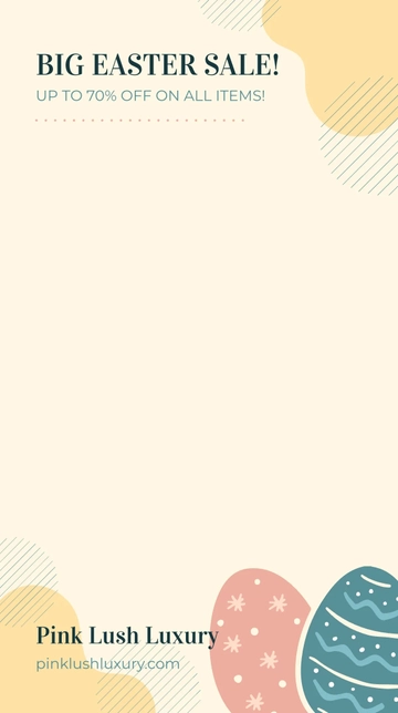 Free Easter Sale Snapchat Geofilter Template to Edit Online