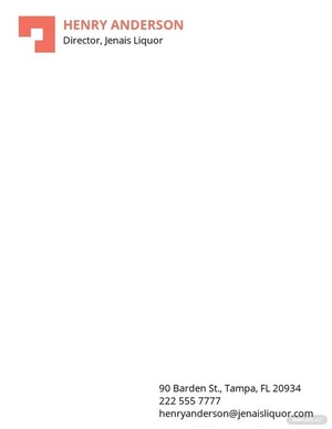 Director Letterhead Templates