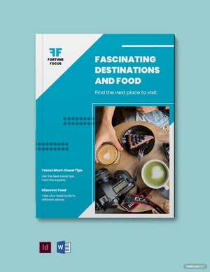 Food and Travel Magazine Template