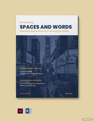 Advertising Magazine Template