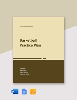 Practice Plan Template