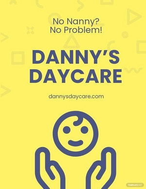 Daycare Services Flyer Template