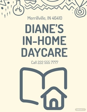 In Home Daycare Flyer Template