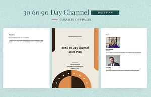 30 60 90 Day Channel Sales Plan Template