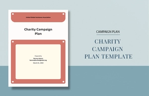 Charity Campaign Plan Template