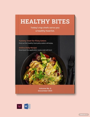 Simple Food Magazine Template