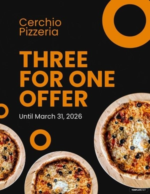 Pizza Offer Flyer Template