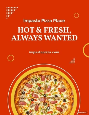 Pizza Advertisement Flyer Template