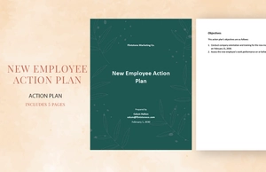 New Employee Action Plan Template
