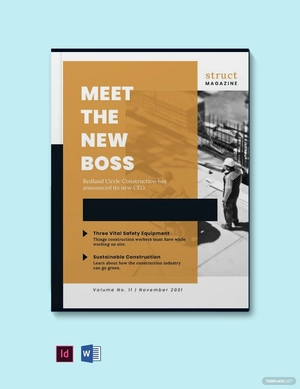 Construction News Magazine Template