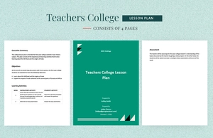 Teachers College Lesson Plan Template