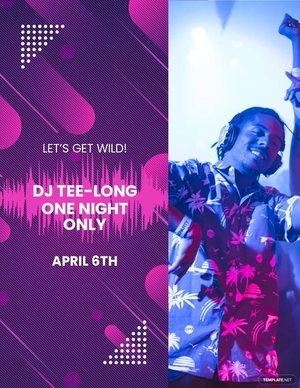 Dj Promotion Flyer Template