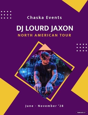 Dj Tour Flyer Template