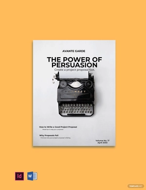 Project Proposal Magazine Template