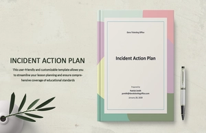 Sample Incident Action Plan Template