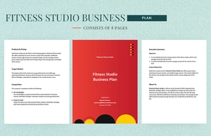Fitness Studio Business Plan Template