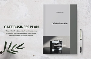Cafe Business Plan Financial Template